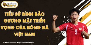 Tiểu Sử Đình Bắc - Gương Mặt Triển Vọng Của Bóng Đá Việt Nam